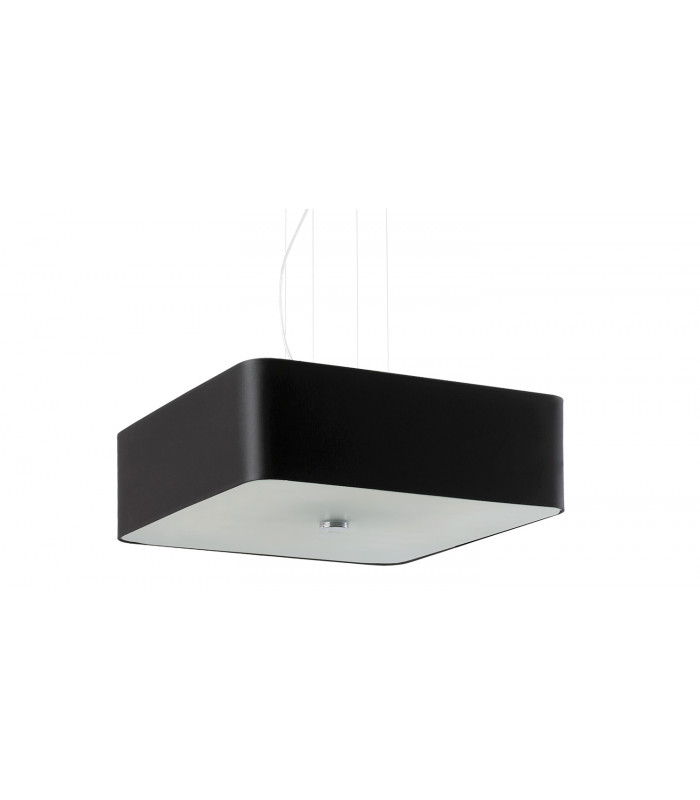 Square Pendant Light Black 5x E27-1