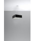 Square Pendant Light Black 5x E27-2