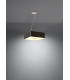 Square Pendant Light Black 5x E27-3