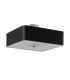 Square Flush Light Black 45cm E27-1