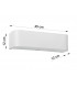 Up & Down Wall Lamp White 2x E27-4