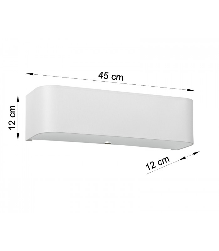 Up & Down Wall Lamp White 2x E27-4