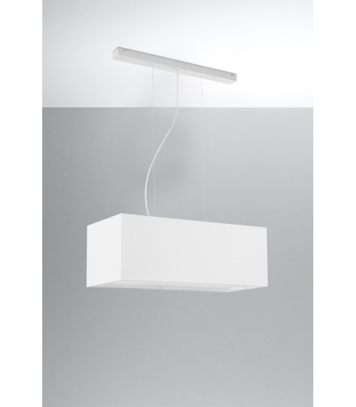 Bar Pendant Light White 3x E27-2