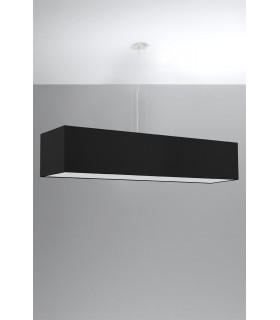 Linear  Bar Pendant Light Black 5x E27-2