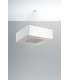 Square Pendant Light White 60cm E27-2