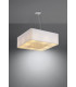 Square Pendant Light White 60cm E27-3