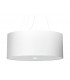 Cylindrical Pendant Light White 60cm E27-1
