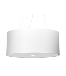 Cylindrical Pendant Light White 60cm E27-1