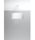 Cylindrical Pendant Light White 60cm E27-2