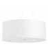 Cylindrical Pendant Light White 70cm E27-1