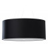 Cylindrical Pendant Light Black 70cm E27-1
