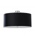 Cylindrical Flush Light Black 60cm E27-1