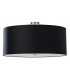 Cylindrical Flush Light Black 70cm E27-1