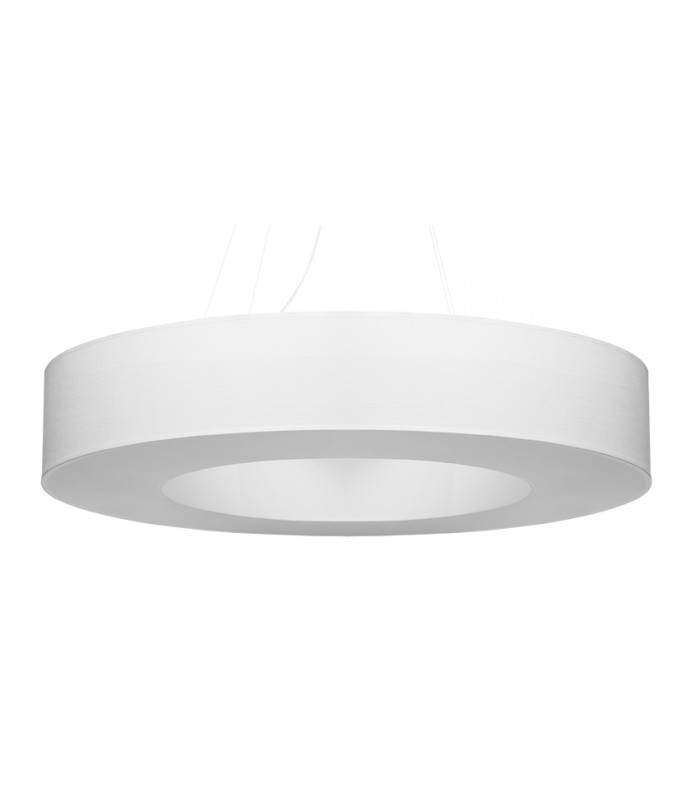 Cylindrical Pendant Light White 90cm E27-1
