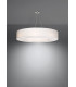 Cylindrical Pendant Light White 90cm E27-3