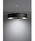Cylindrical Pendant Light Black 90cm E27-3