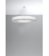 Cylindrical Pendant Light White 90cm E27-2