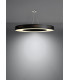 Cylindrical Pendant Light Black 90cm E27-3