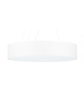 Cylindrical Pendant Light White 60cm E27-1