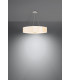 Cylindrical Pendant Light White 60cm E27-3