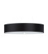 Cylindrical Pendant Light Black 60cm E27-1
