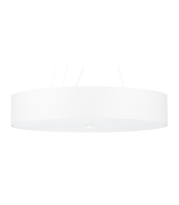 Cylindrical Pendant Light White 70cm E27-1