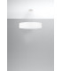 Cylindrical Pendant Light White 70cm E27-2