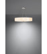 Cylindrical Pendant Light White 70cm E27-3