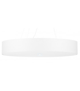 Cylindrical Pendant Light White 80cm E27-1