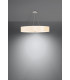 Cylindrical Pendant Light White 80cm E27-3