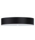 Cylindrical Pendant Light Black 80cm E27-1