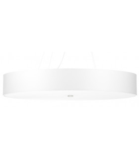 Cylindrical Pendant Light White 90cm E27-1