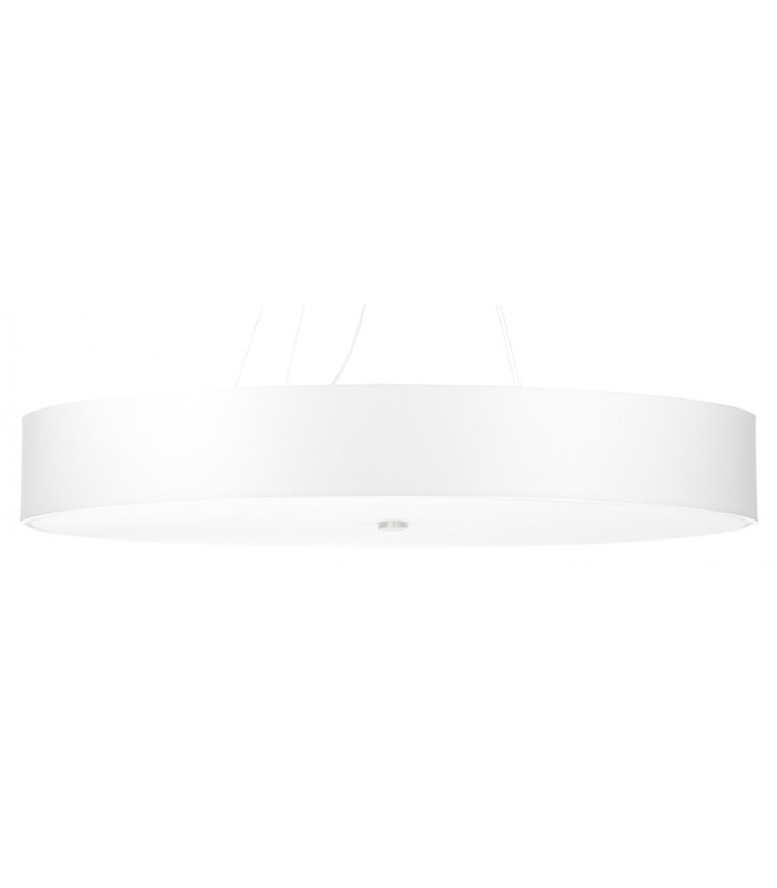 Cylindrical Pendant Light White 100cm E27-1