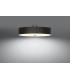 Cylindrical Flush Light Black 60cm E27-3