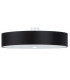 Cylindrical Flush Light Black 70cm E27-1