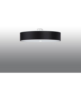 Cylindrical Flush Light Black 70cm E27-2