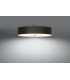 Cylindrical Flush Light Black 70cm E27-3