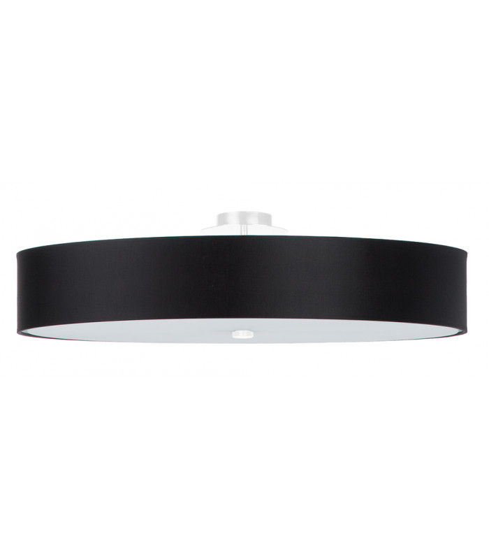 Cylindrical Flush Light Black 80cm E27-1