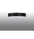 Cylindrical Flush Light Black 80cm E27-2
