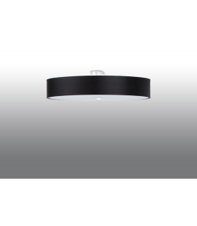 Cylindrical Flush Light Black 80cm E27-2