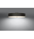 Cylindrical Flush Light Black 80cm E27-3