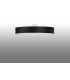 Cylindrical Flush Light Black 90cm E27-2