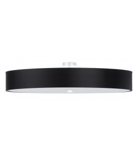 Cylindrical Flush Light Black 100cm E27-1
