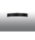 Cylindrical Flush Light Black 100cm E27-2