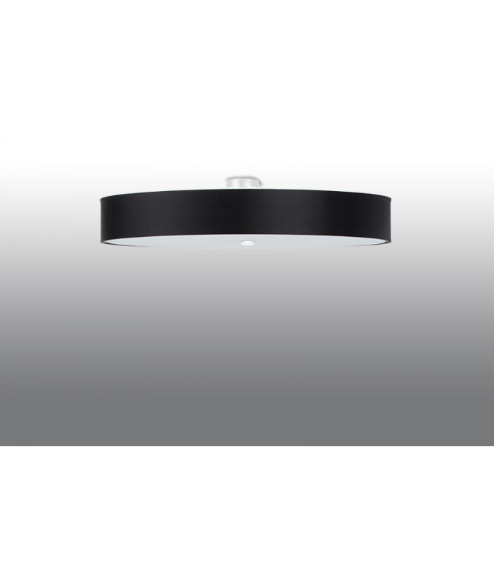 Cylindrical Flush Light Black 100cm E27-2