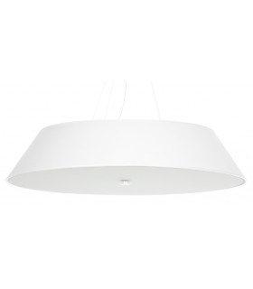 Cylindrical Pendant Light White 70cm E27-1