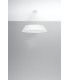Cylindrical Pendant Light White 70cm E27-2