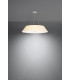 Cylindrical Pendant Light White 70cm E27-3