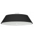 Cylindrical Flush Light Black 70cm E27-1