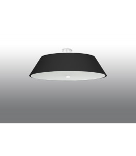 Cylindrical Flush Light Black 70cm E27-2